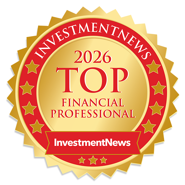 InvestmentNews Top Financial Professionals 2026 Medal